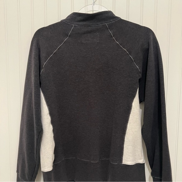 Women's Straight Down Gray and White Jacket Large Golf - Picture 4 of 5